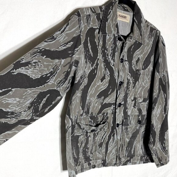 Ranger Camo Button Up Utility Shirt S - Picture 13 of 15